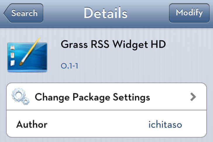 Grass RSS Widget HD