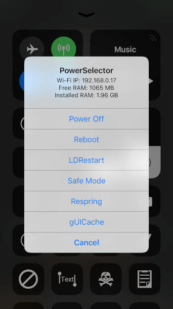 コントロールセンター
