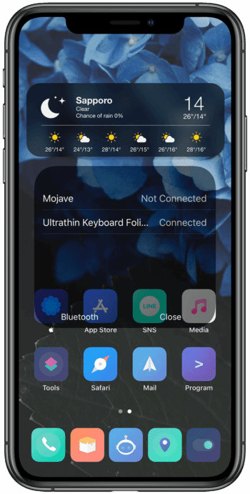 Bluetoothメニュー